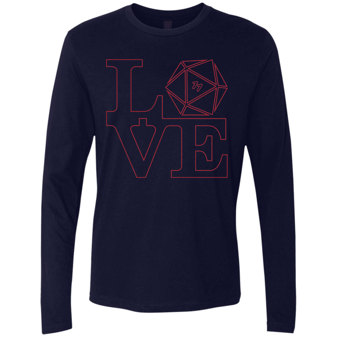 T-Shirts Midnight Navy / Small Love 11 Men's Premium Long Sleeve