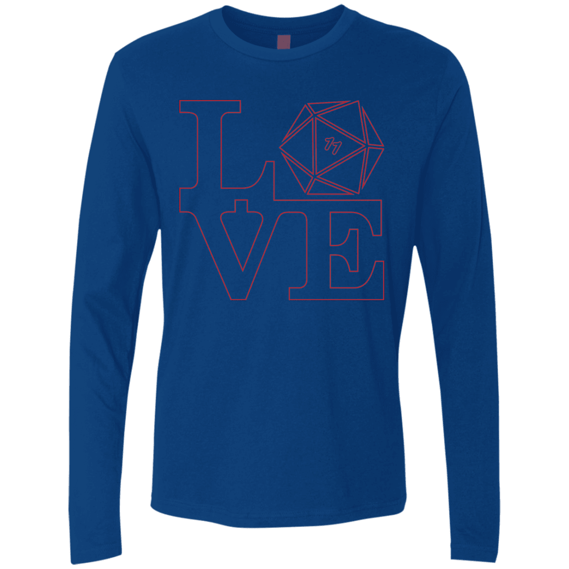 T-Shirts Royal / Small Love 11 Men's Premium Long Sleeve