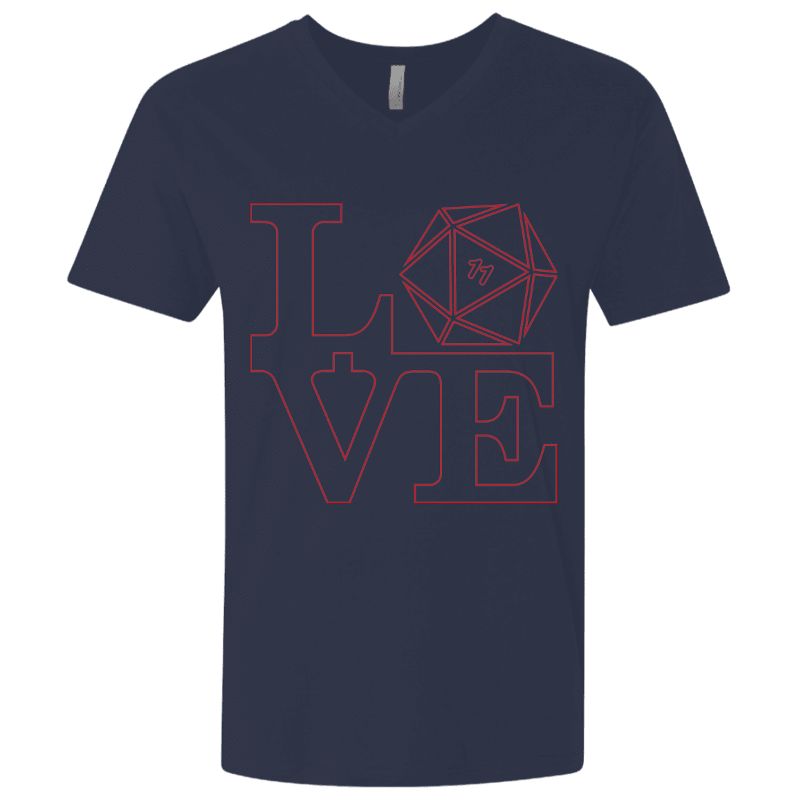 T-Shirts Midnight Navy / X-Small Love 11 Men's Premium V-Neck