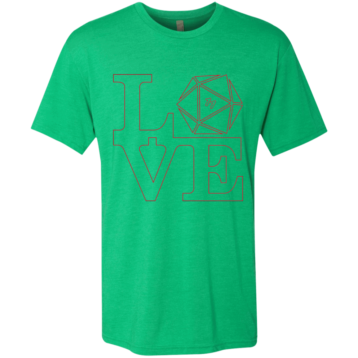 T-Shirts Envy / Small Love 11 Men's Triblend T-Shirt