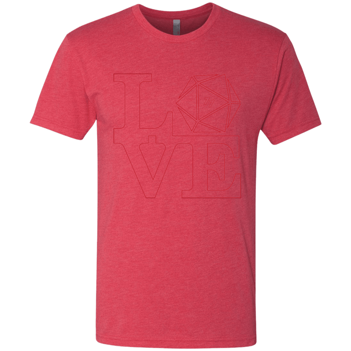 T-Shirts Vintage Red / Small Love 11 Men's Triblend T-Shirt