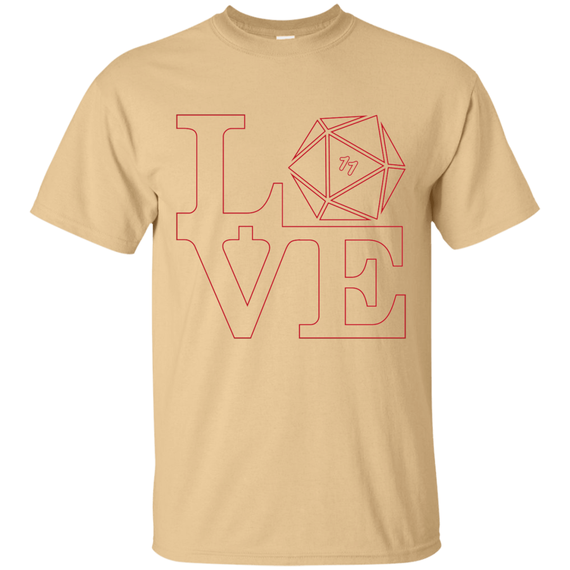 T-Shirts Vegas Gold / Small Love 11 T-Shirt