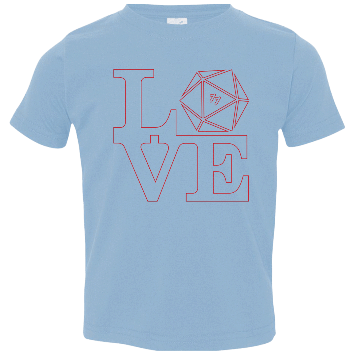 T-Shirts Light Blue / 2T Love 11 Toddler Premium T-Shirt