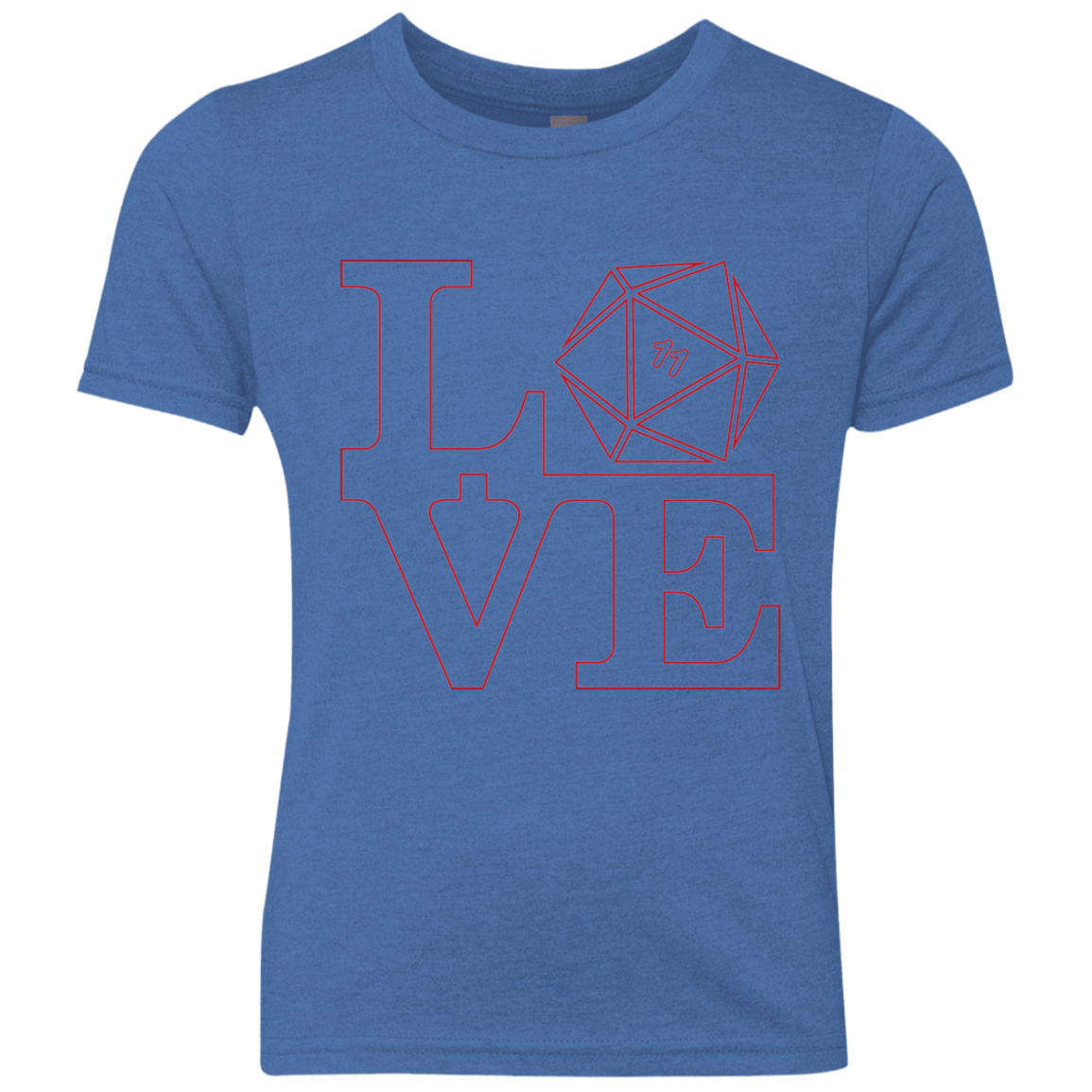 T-Shirts Vintage Royal / YXS Love 11 Youth Triblend T-Shirt
