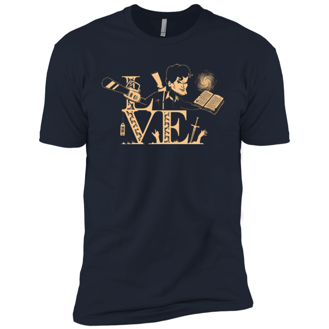 T-Shirts Midnight Navy / YXS Love Ash Boys Premium T-Shirt