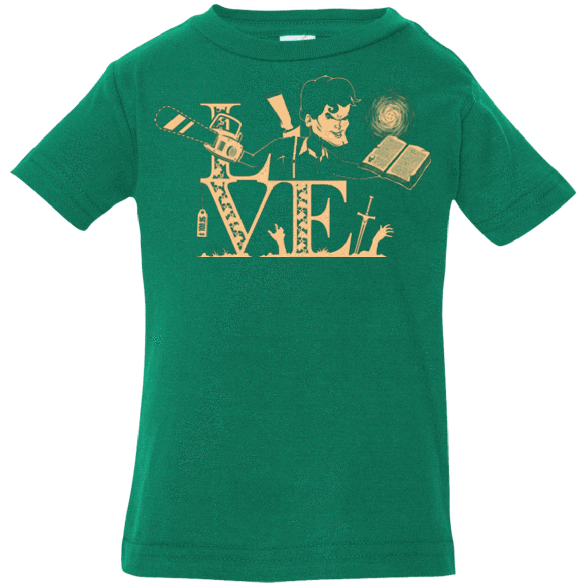 T-Shirts Kelly / 6 Months Love Ash Infant Premium T-Shirt