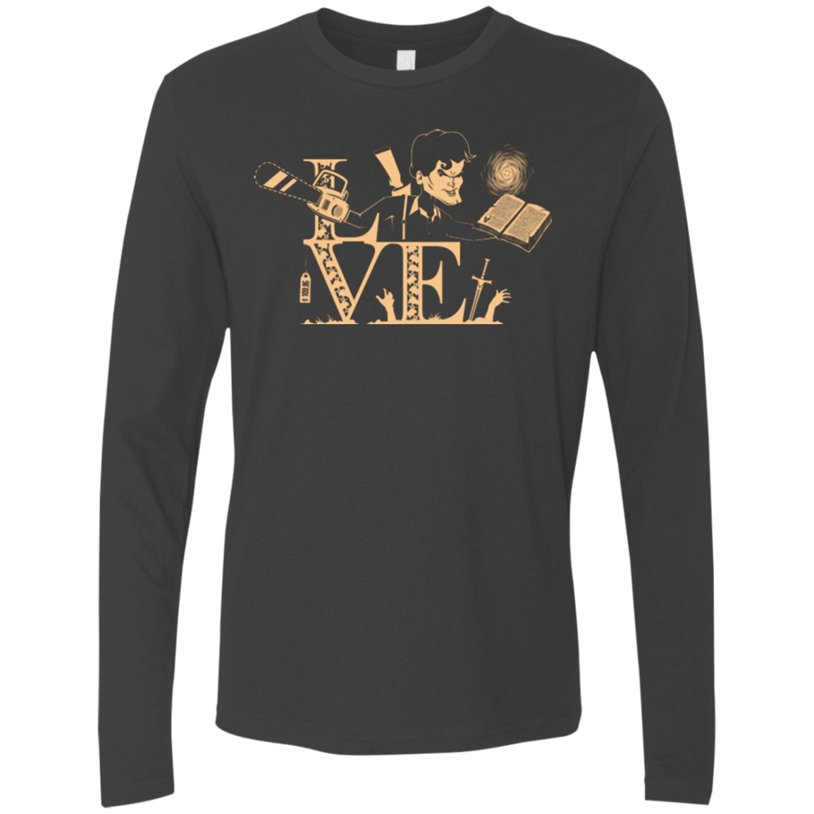 T-Shirts Heavy Metal / Small Love Ash Men's Premium Long Sleeve