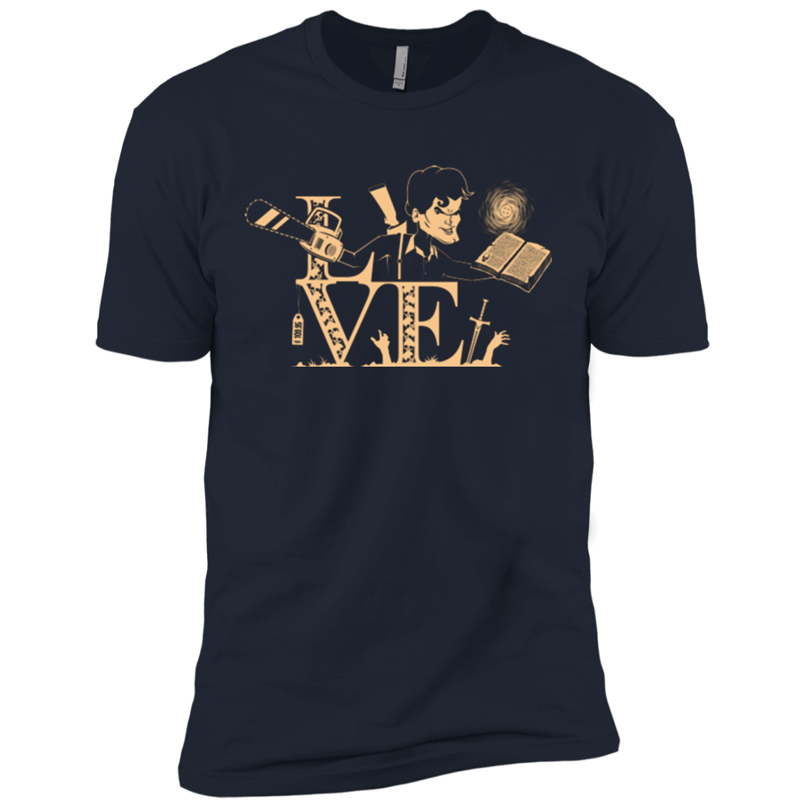 T-Shirts Midnight Navy / X-Small Love Ash Men's Premium T-Shirt