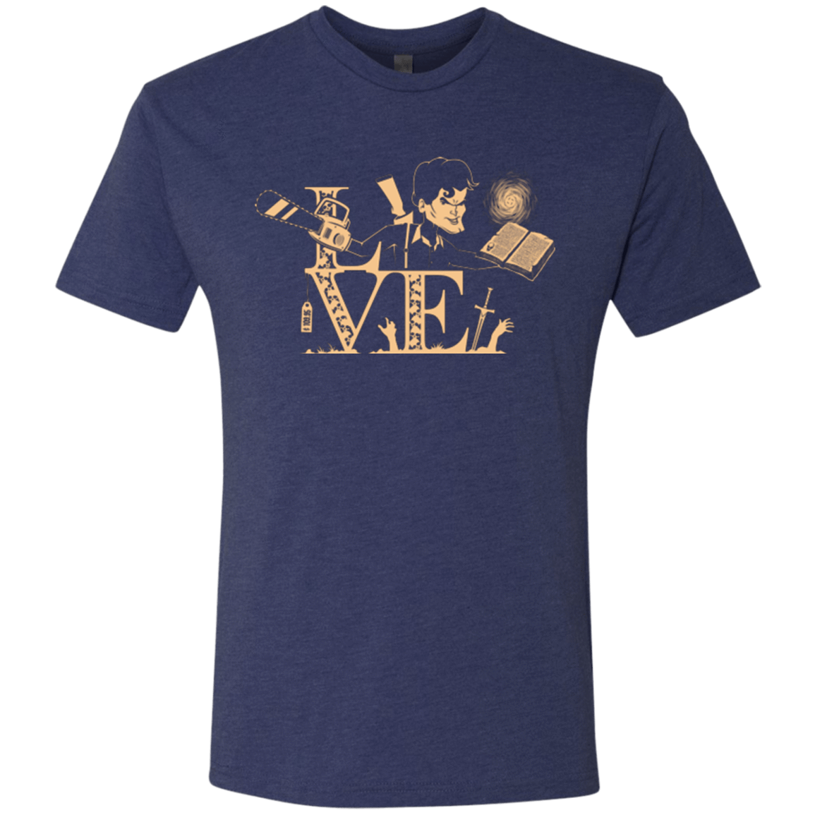 T-Shirts Vintage Navy / Small Love Ash Men's Triblend T-Shirt