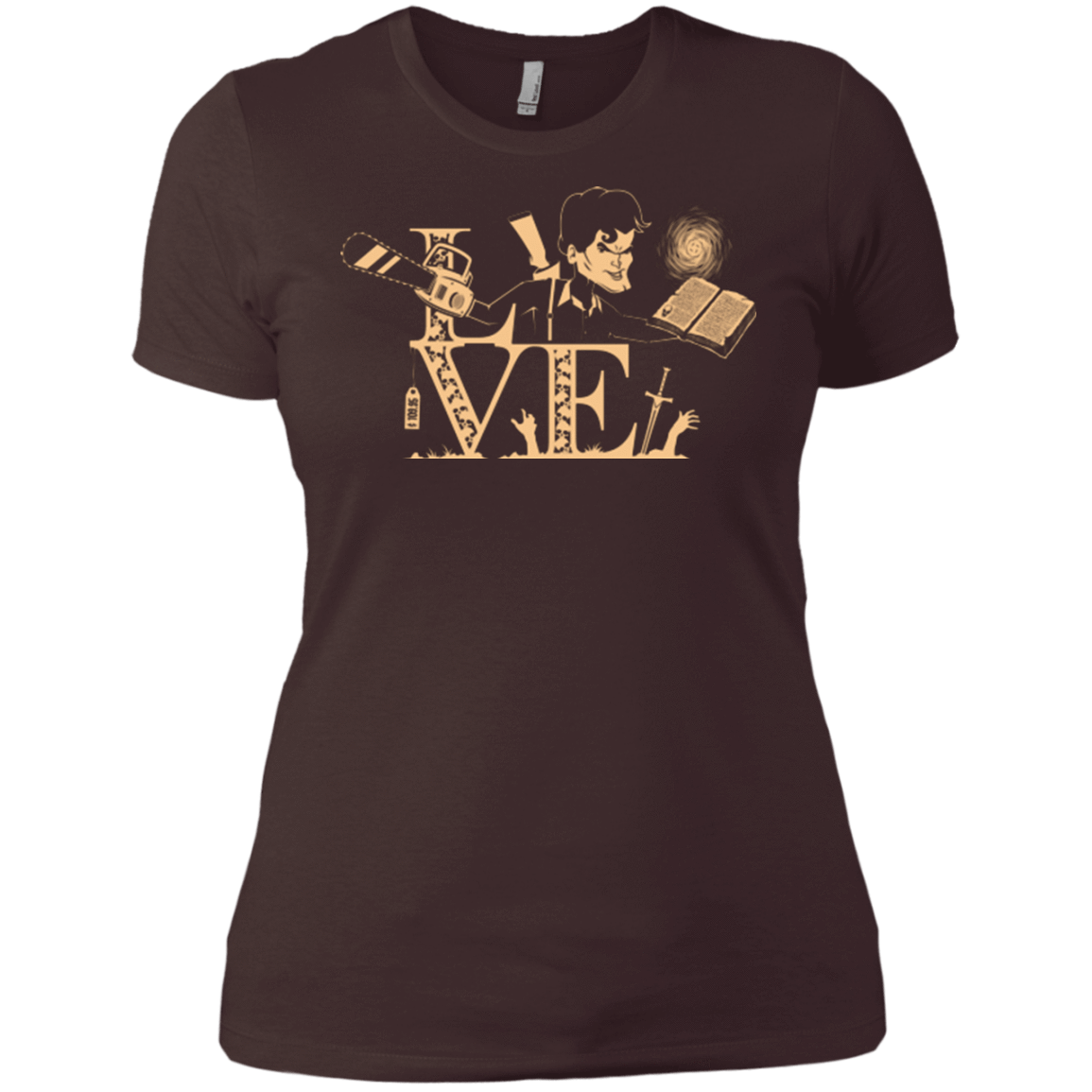 T-Shirts Dark Chocolate / X-Small Love Ash Women's Premium T-Shirt