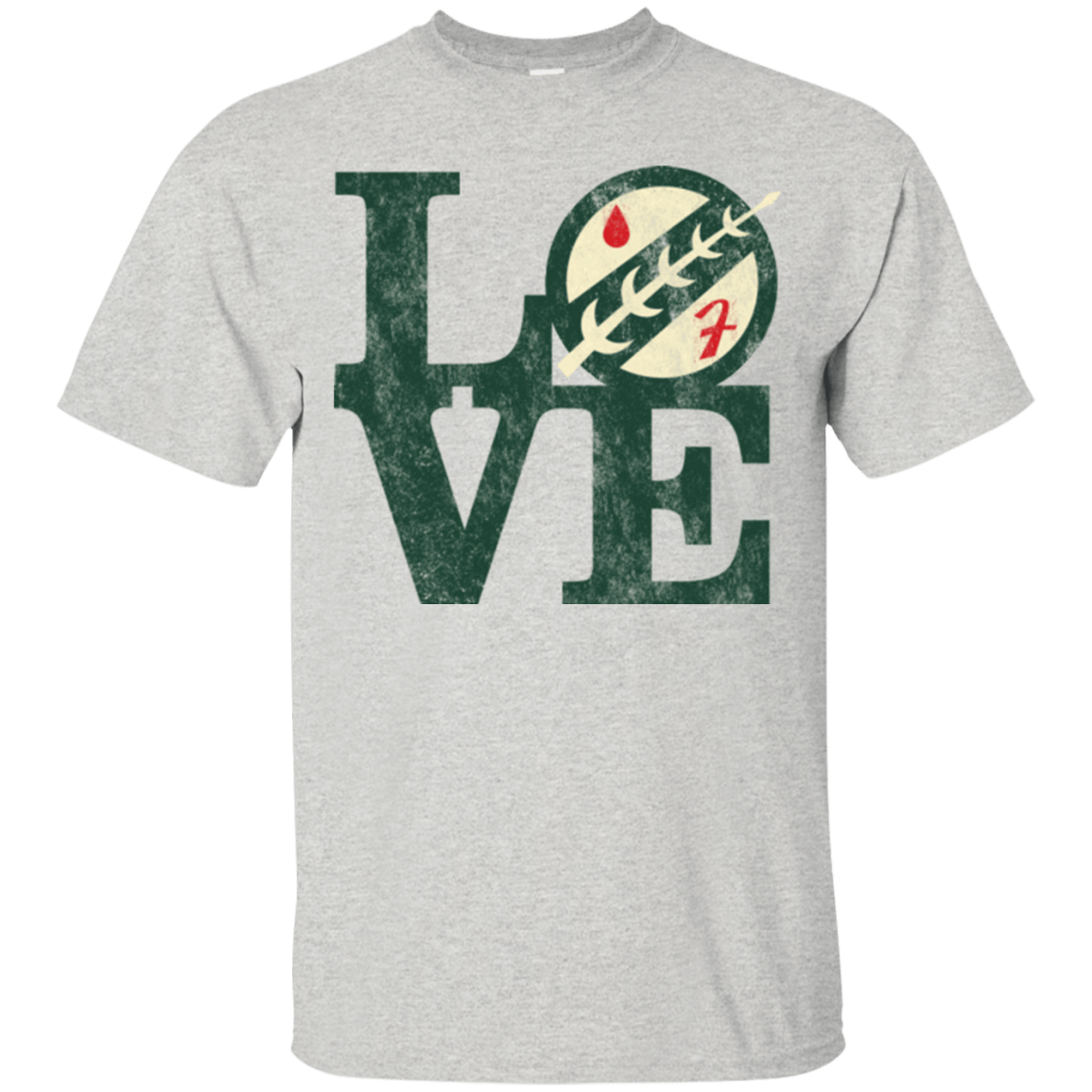 T-Shirts Ash / Small LOVE Boba T-Shirt