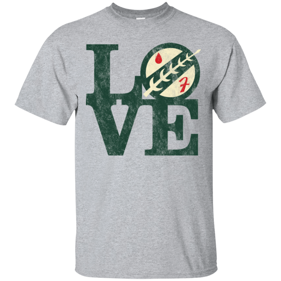T-Shirts Sport Grey / Small LOVE Boba T-Shirt