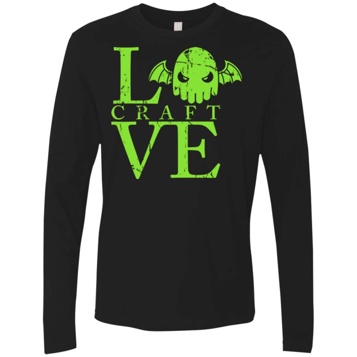 T-Shirts Black / Small Love craft Men's Premium Long Sleeve
