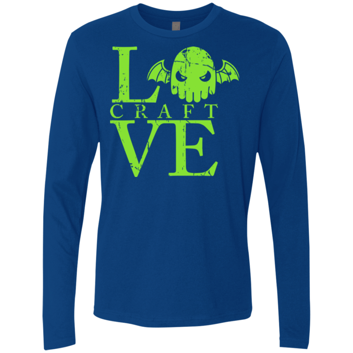 T-Shirts Royal / Small Love craft Men's Premium Long Sleeve