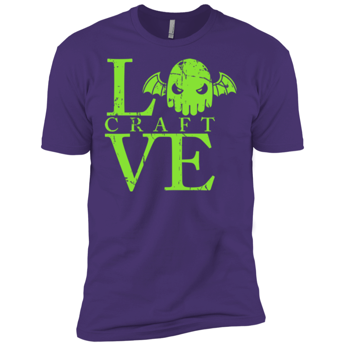 T-Shirts Purple / X-Small Love craft Men's Premium T-Shirt