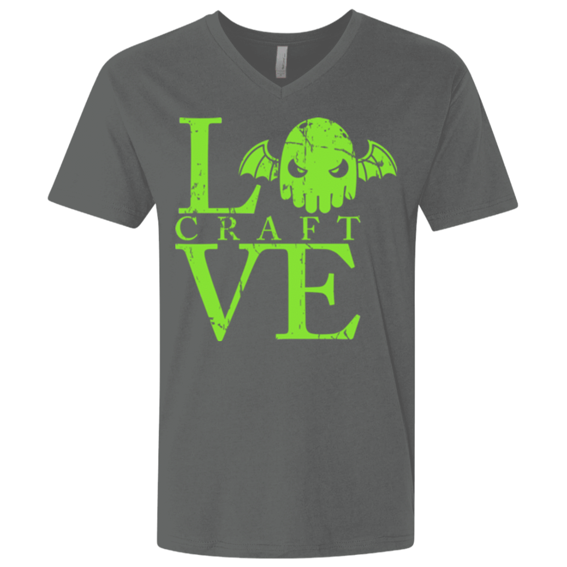 T-Shirts Heavy Metal / X-Small Love craft Men's Premium V-Neck