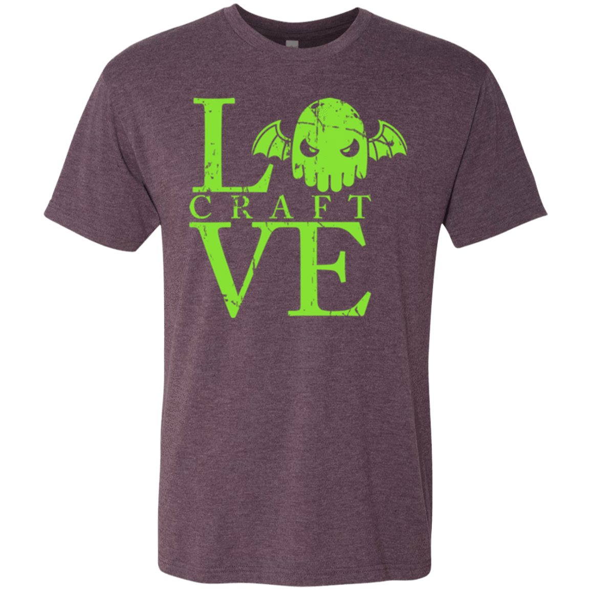 T-Shirts Vintage Purple / Small Love craft Men's Triblend T-Shirt