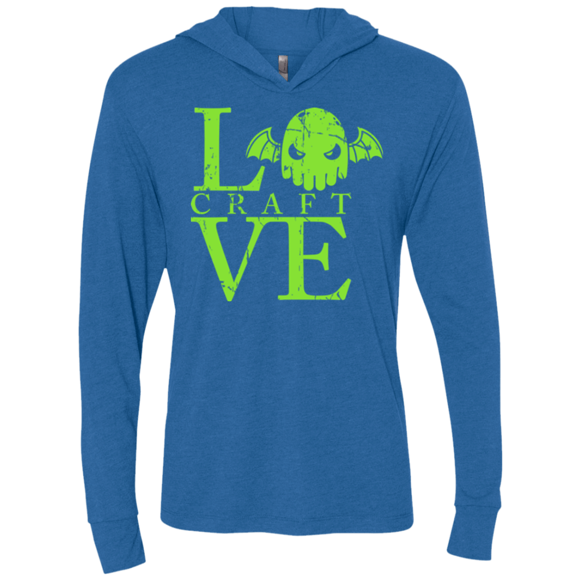 T-Shirts Vintage Royal / X-Small Love craft Triblend Long Sleeve Hoodie Tee