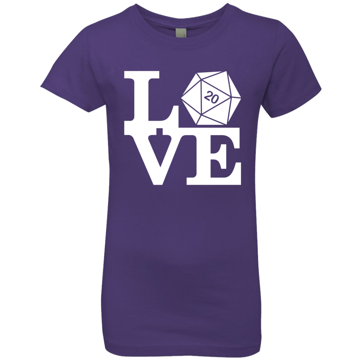T-Shirts Purple Rush / YXS Love D20 Girls Premium T-Shirt