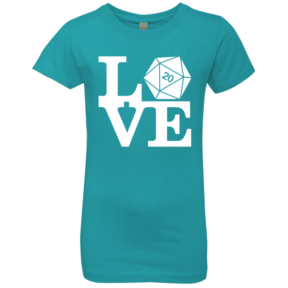 T-Shirts Tahiti Blue / YXS Love D20 Girls Premium T-Shirt