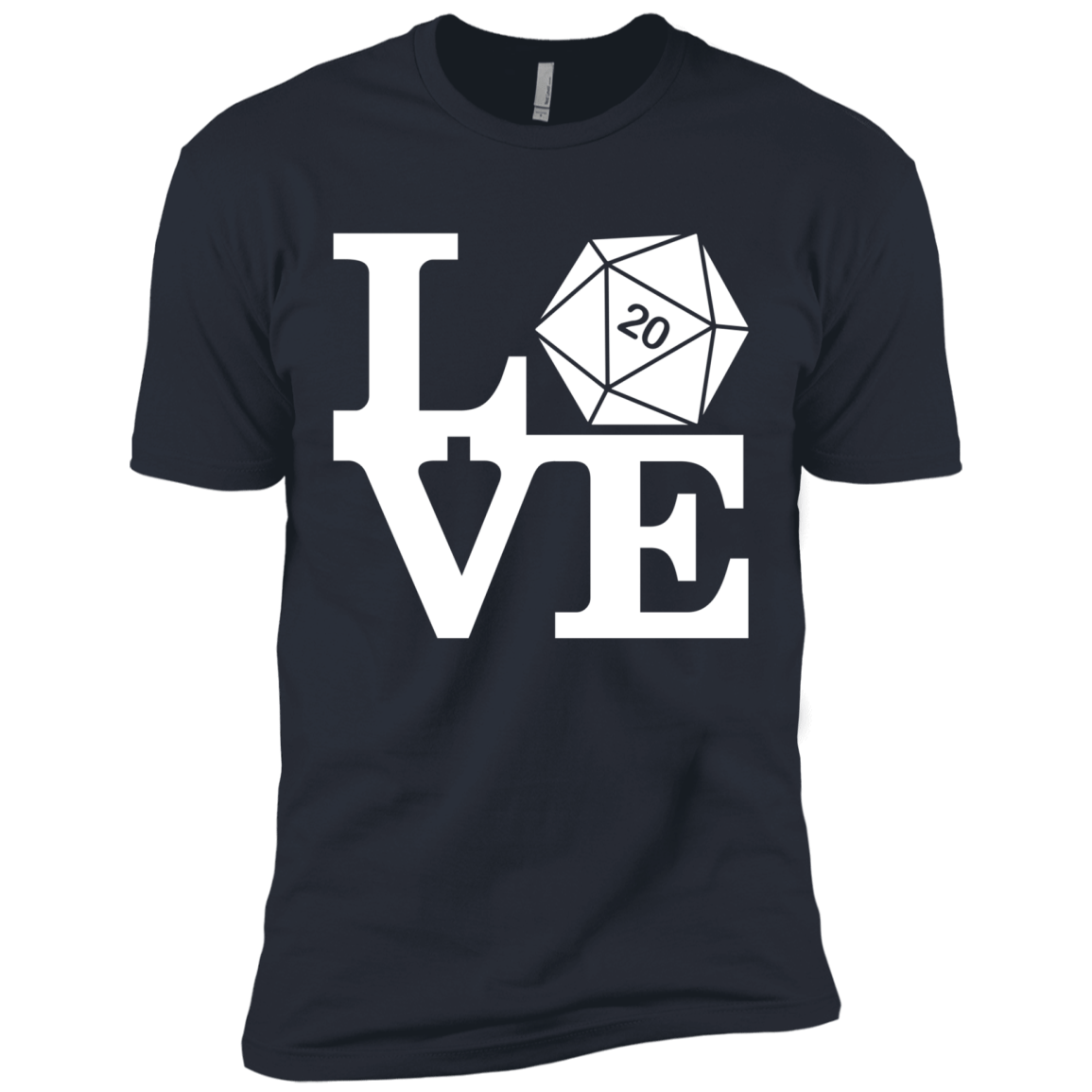 T-Shirts Indigo / X-Small Love D20 Men's Premium T-Shirt