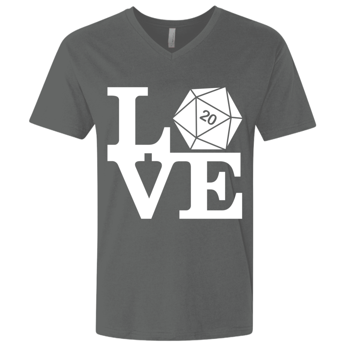 T-Shirts Heavy Metal / X-Small Love D20 Men's Premium V-Neck