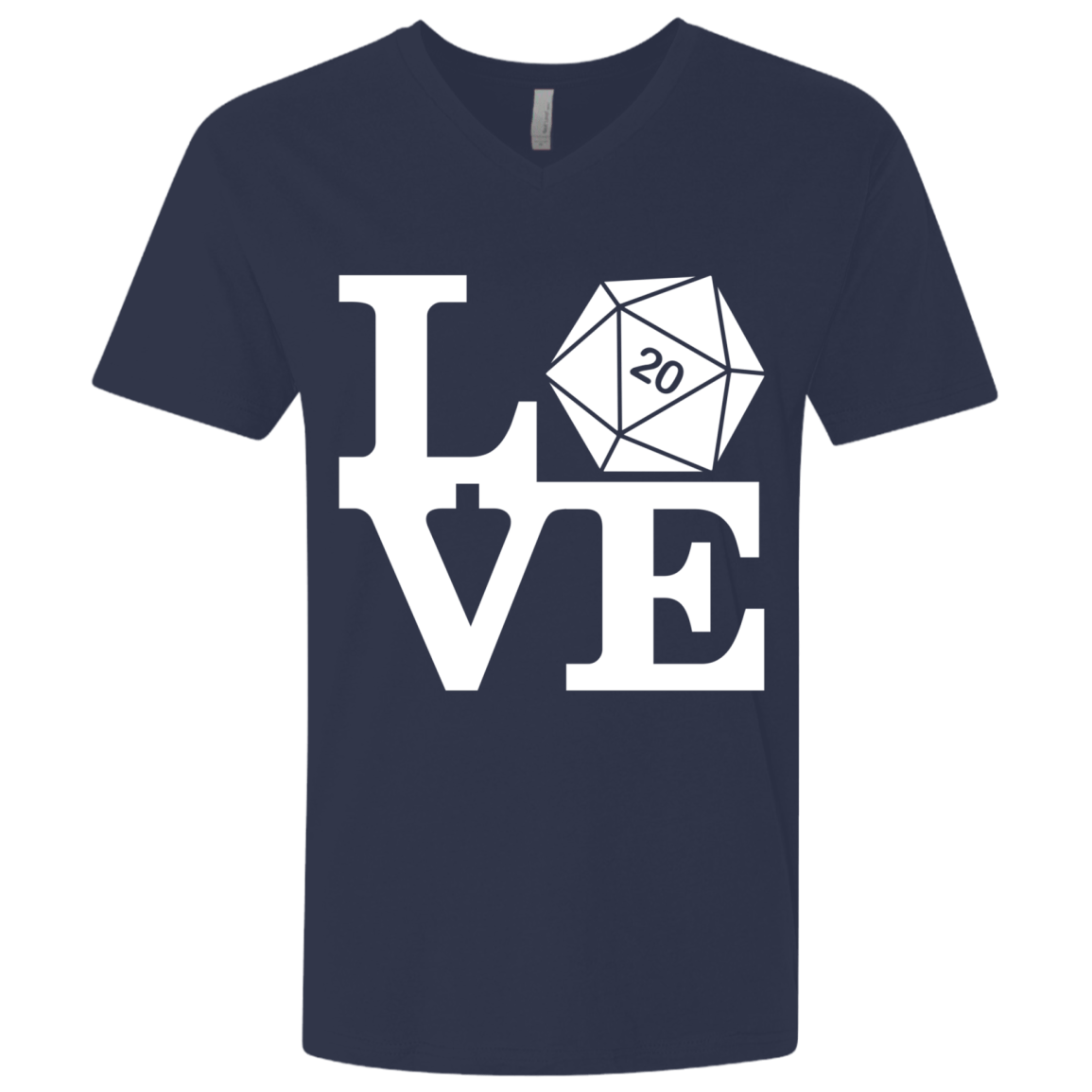 T-Shirts Midnight Navy / X-Small Love D20 Men's Premium V-Neck