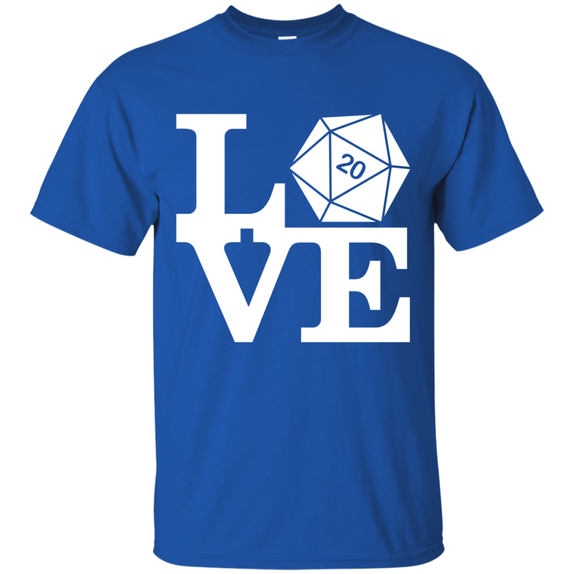 T-Shirts Royal / Small Love D20 T-Shirt