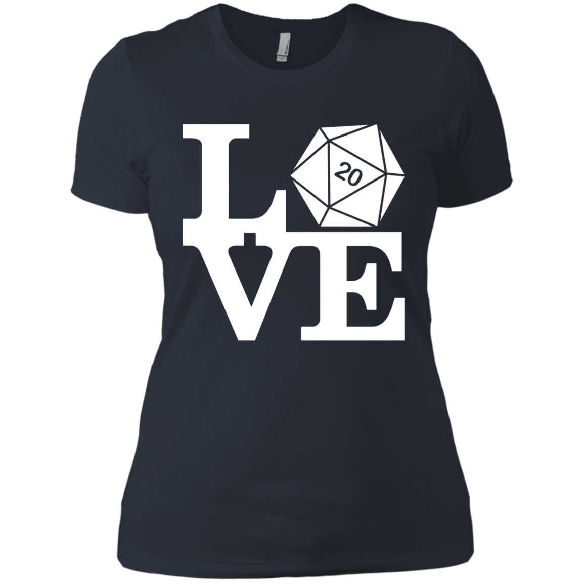 T-Shirts Indigo / X-Small Love D20 Women's Premium T-Shirt
