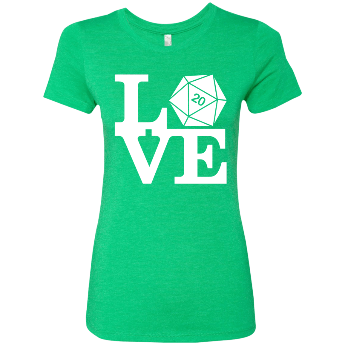 T-Shirts Envy / Small Love D20 Women's Triblend T-Shirt