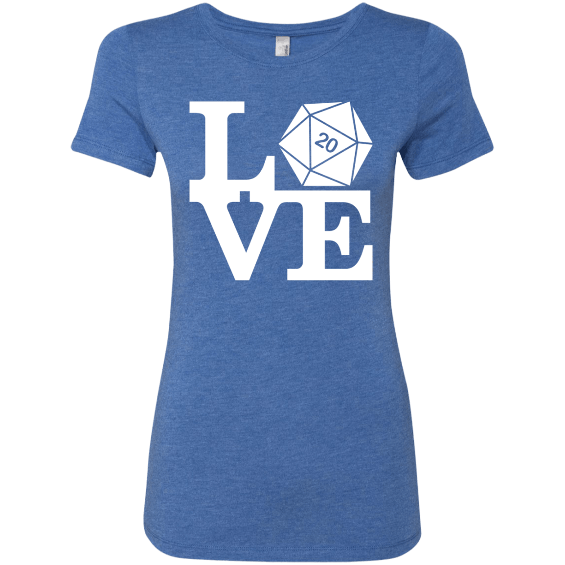 T-Shirts Vintage Royal / Small Love D20 Women's Triblend T-Shirt