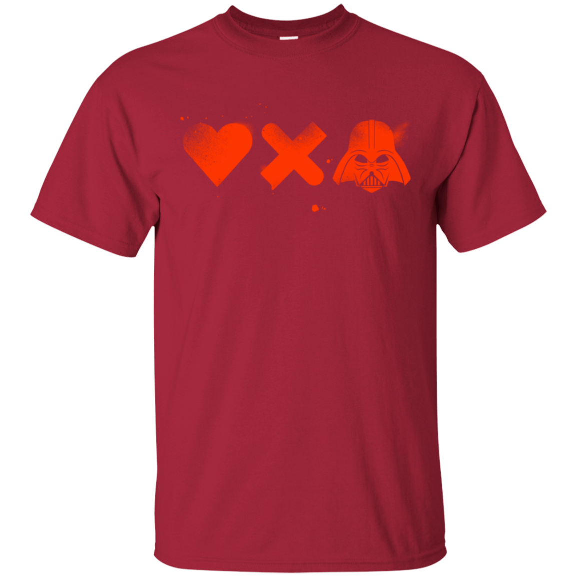 T-Shirts Cardinal / S Love Darth T-Shirt