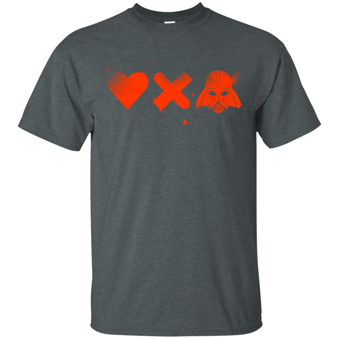 T-Shirts Dark Heather / S Love Darth T-Shirt
