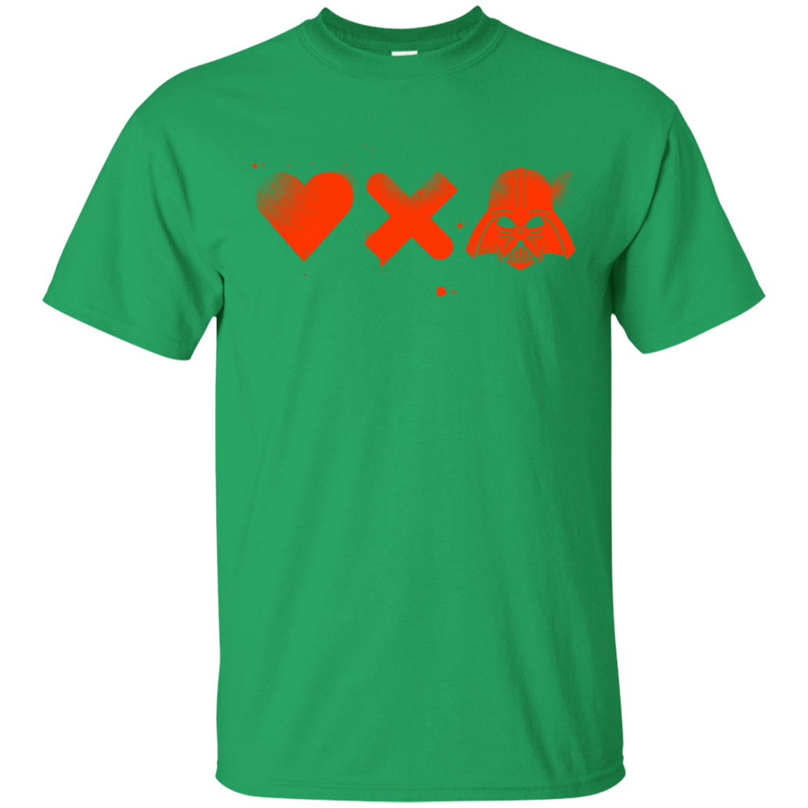T-Shirts Irish Green / S Love Darth T-Shirt