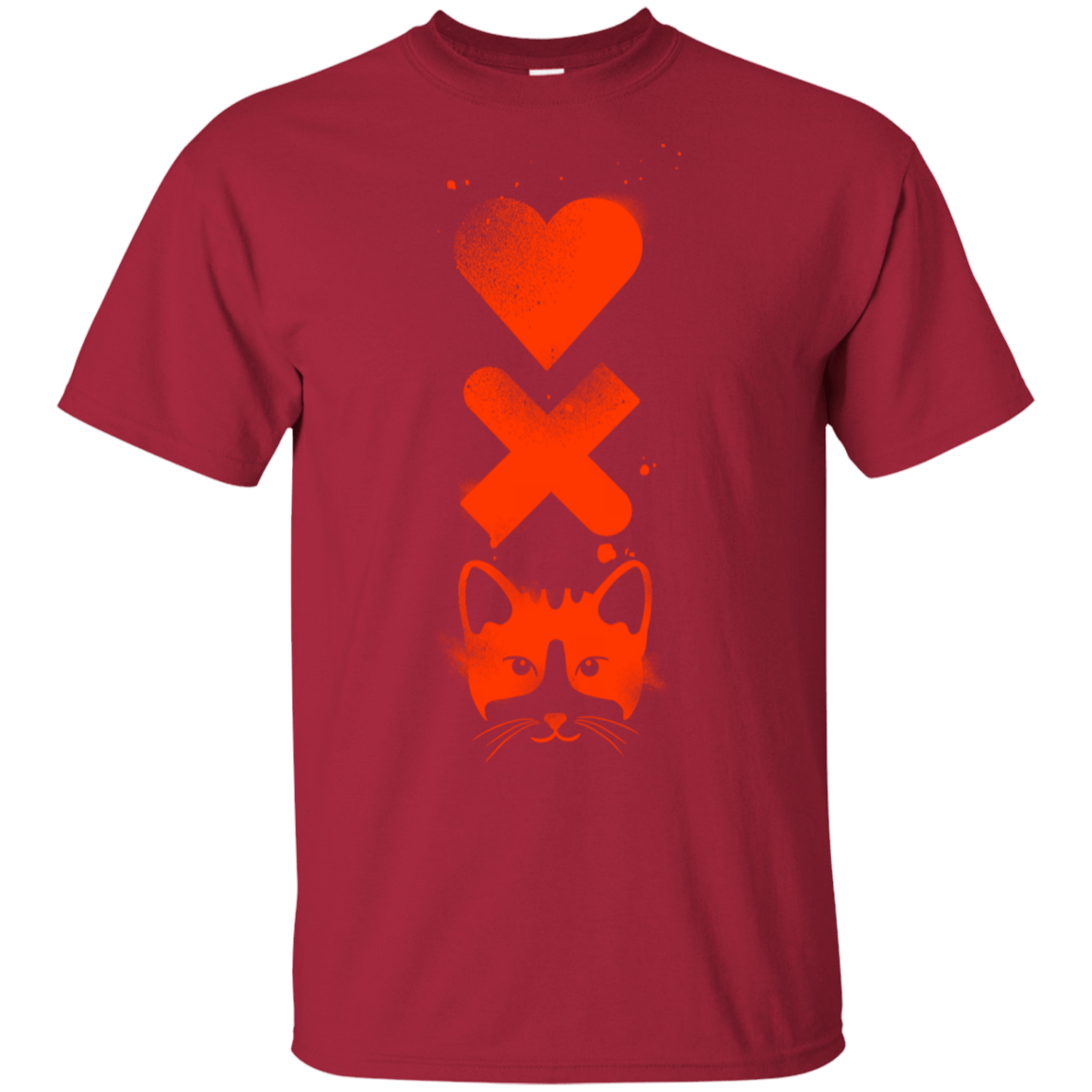 T-Shirts Cardinal / S Love Dead Cats T-Shirt