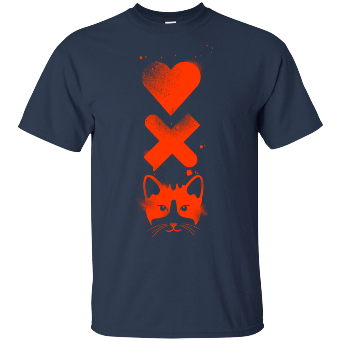 T-Shirts Navy / S Love Dead Cats T-Shirt