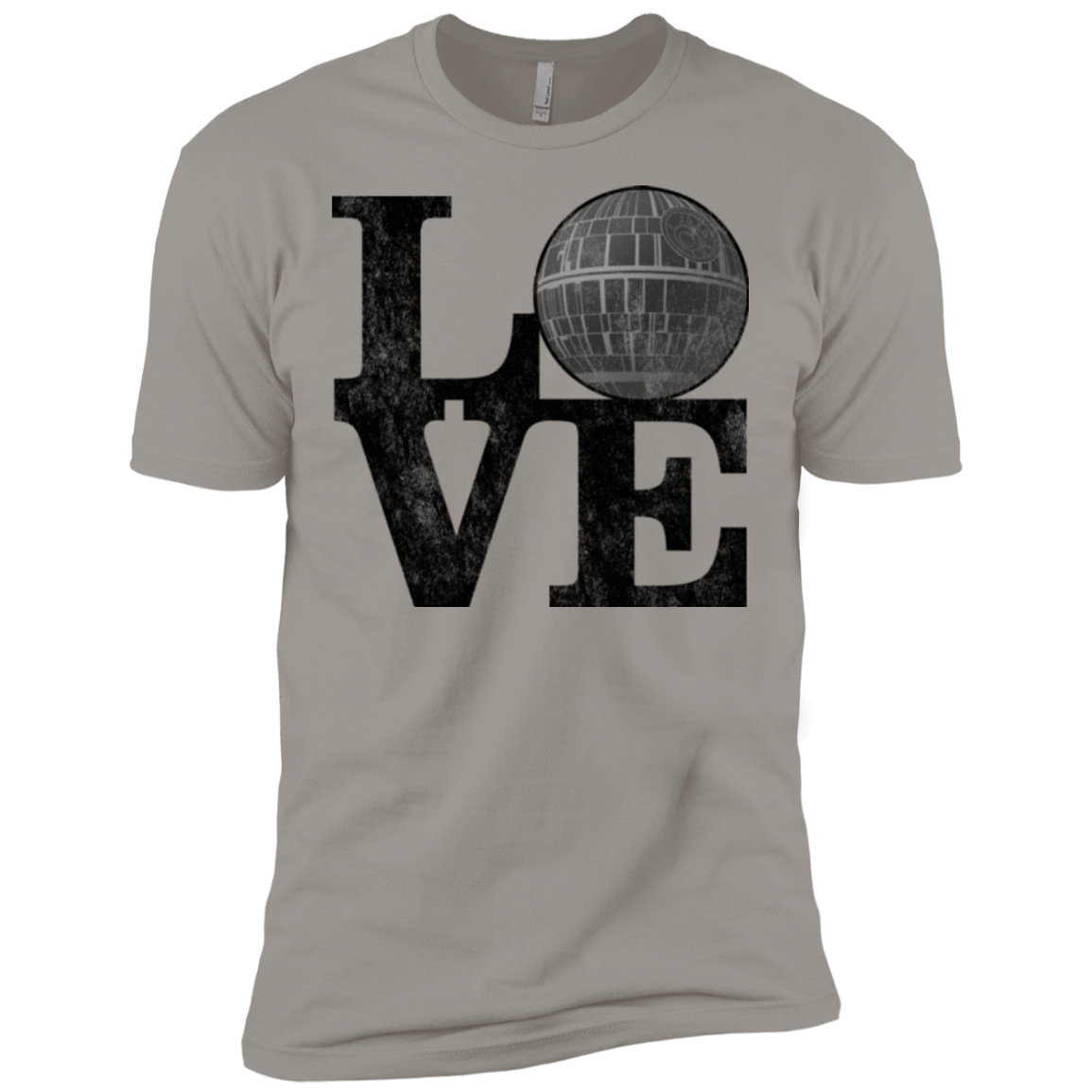 T-Shirts Light Grey / X-Small LOVE Deathstar 1 Men's Premium T-Shirt