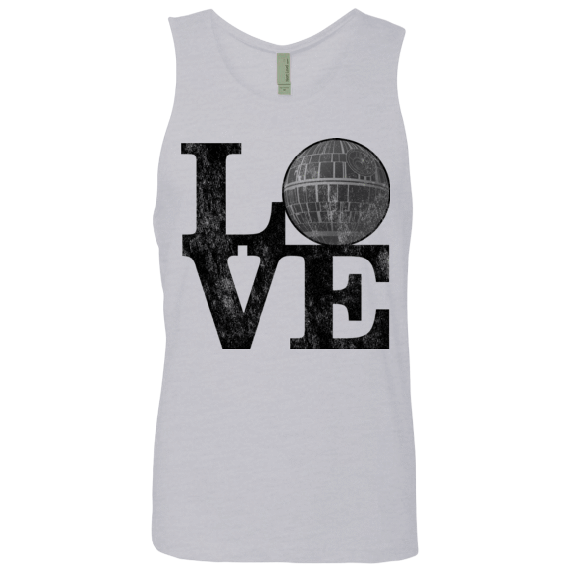 T-Shirts Heather Grey / Small LOVE Deathstar 1 Men's Premium Tank Top