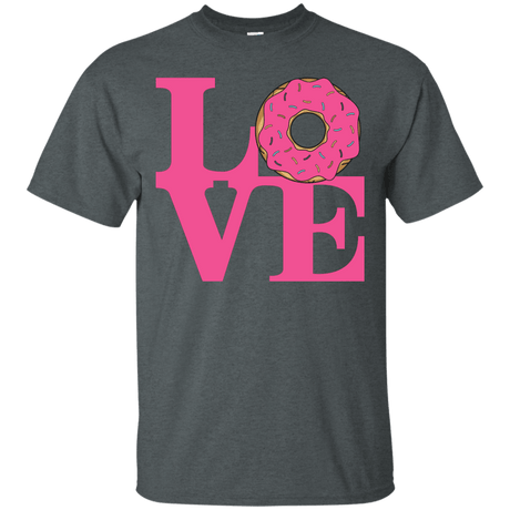 T-Shirts Dark Heather / S Love Donut T-Shirt