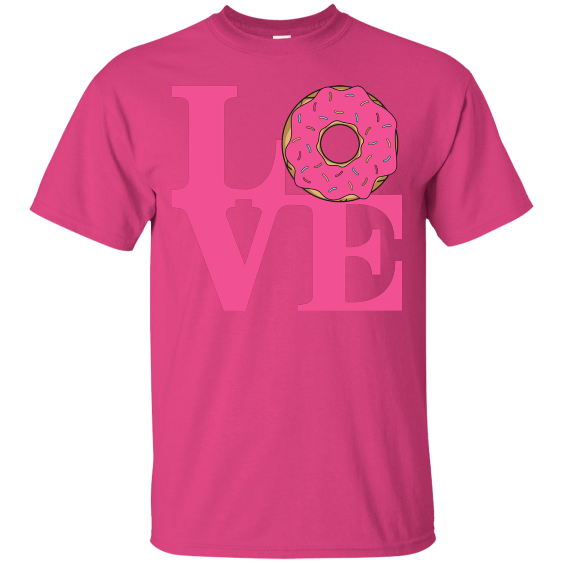 T-Shirts Heliconia / S Love Donut T-Shirt