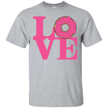 T-Shirts Sport Grey / S Love Donut T-Shirt