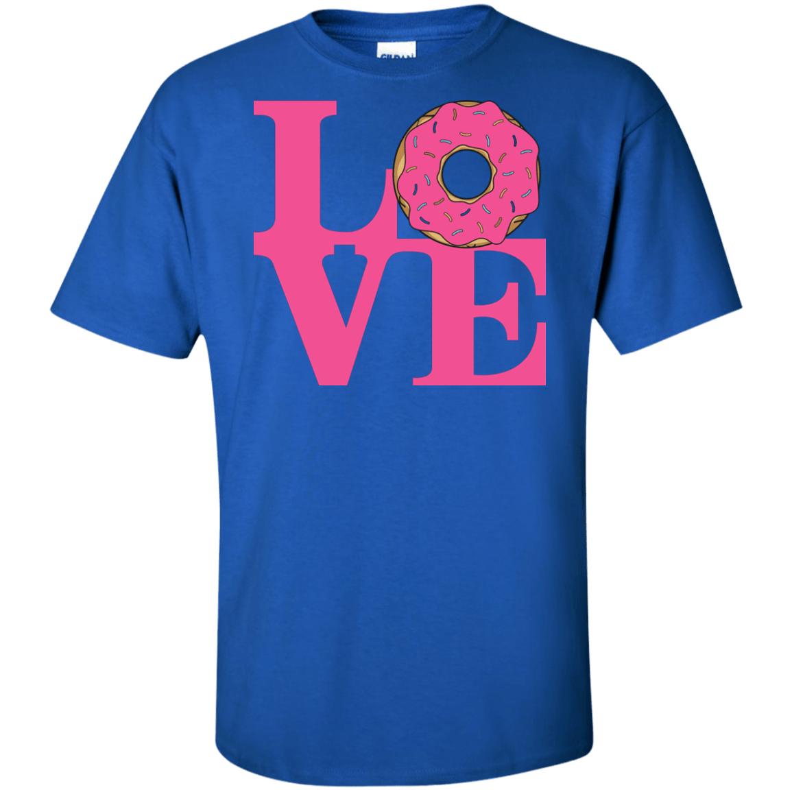 T-Shirts Royal / XLT Love Donut Tall T-Shirt