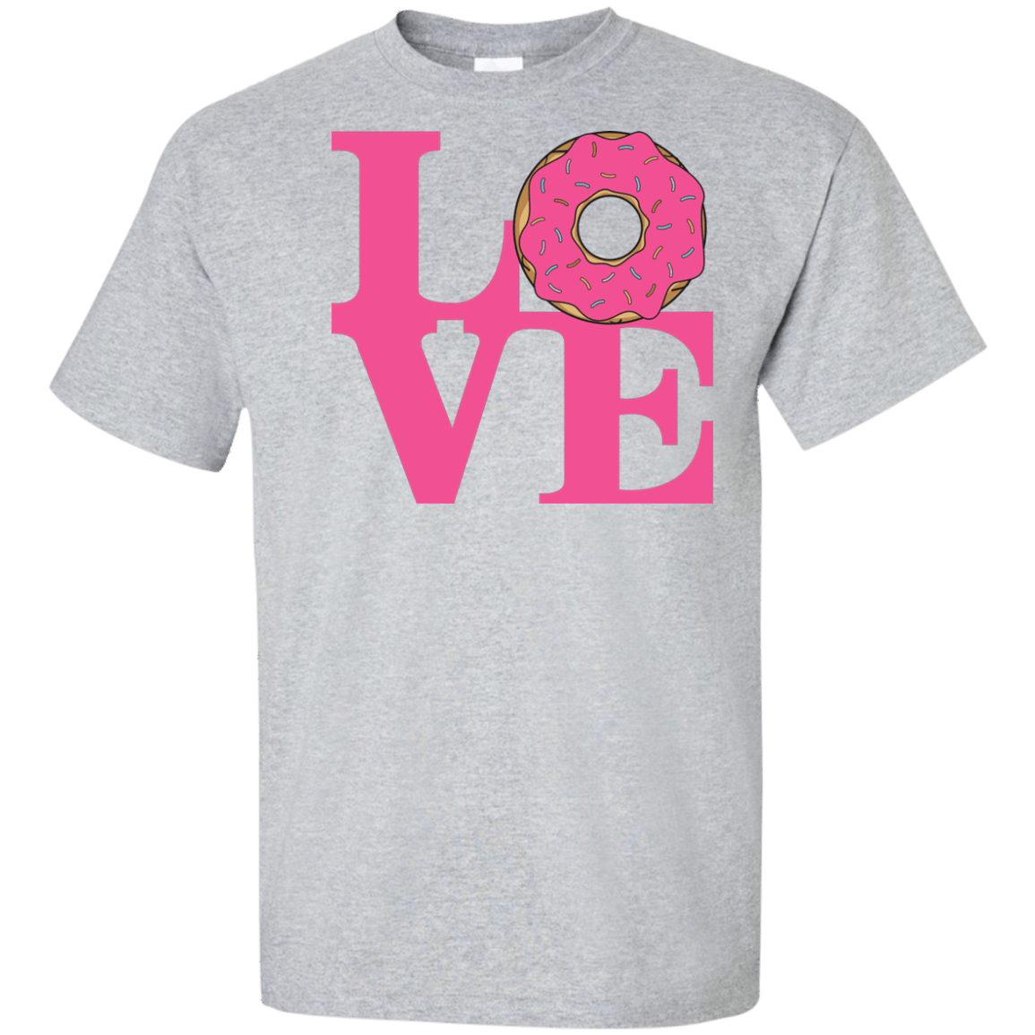 T-Shirts Sport Grey / XLT Love Donut Tall T-Shirt
