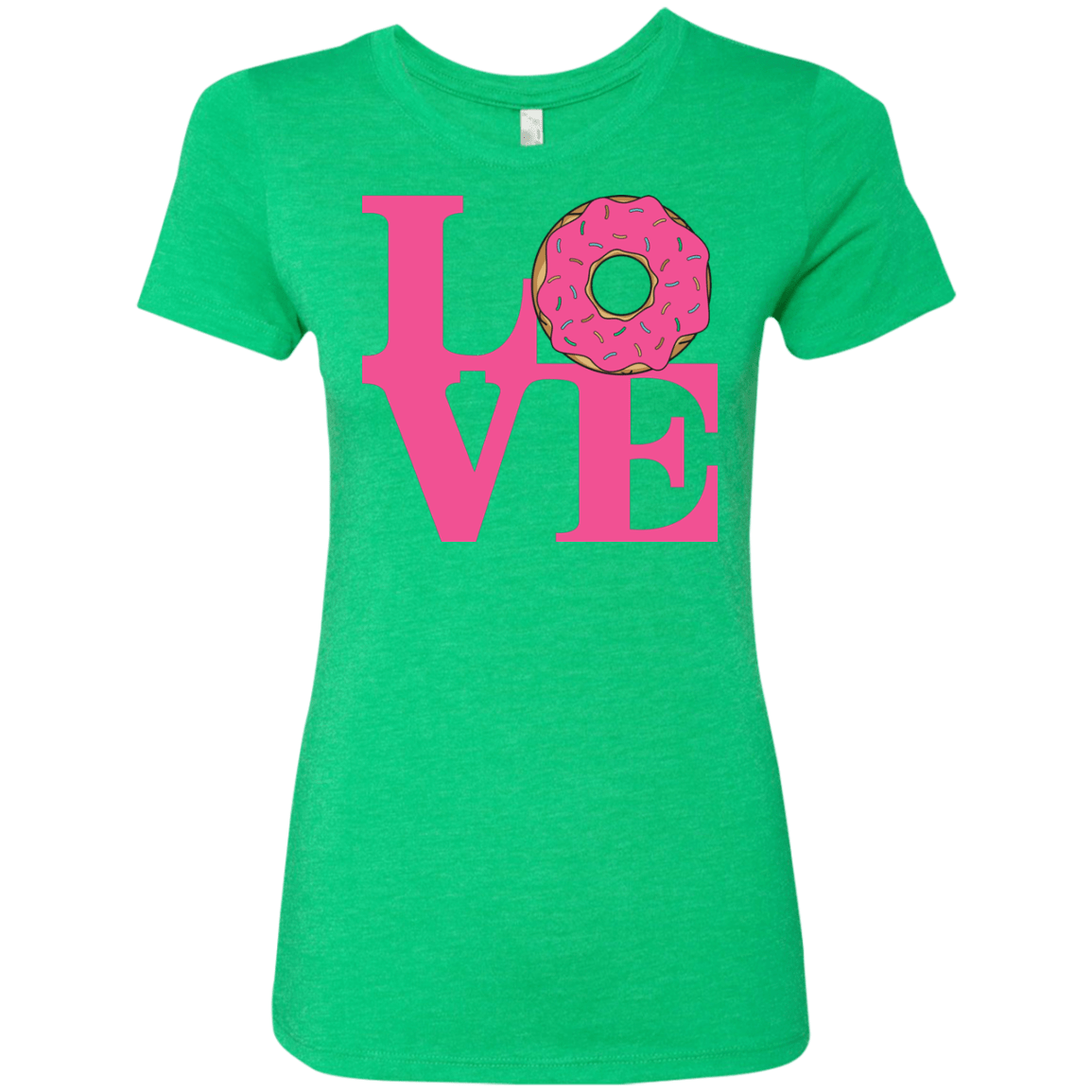 T-Shirts Envy / S Love Donut Women's Triblend T-Shirt