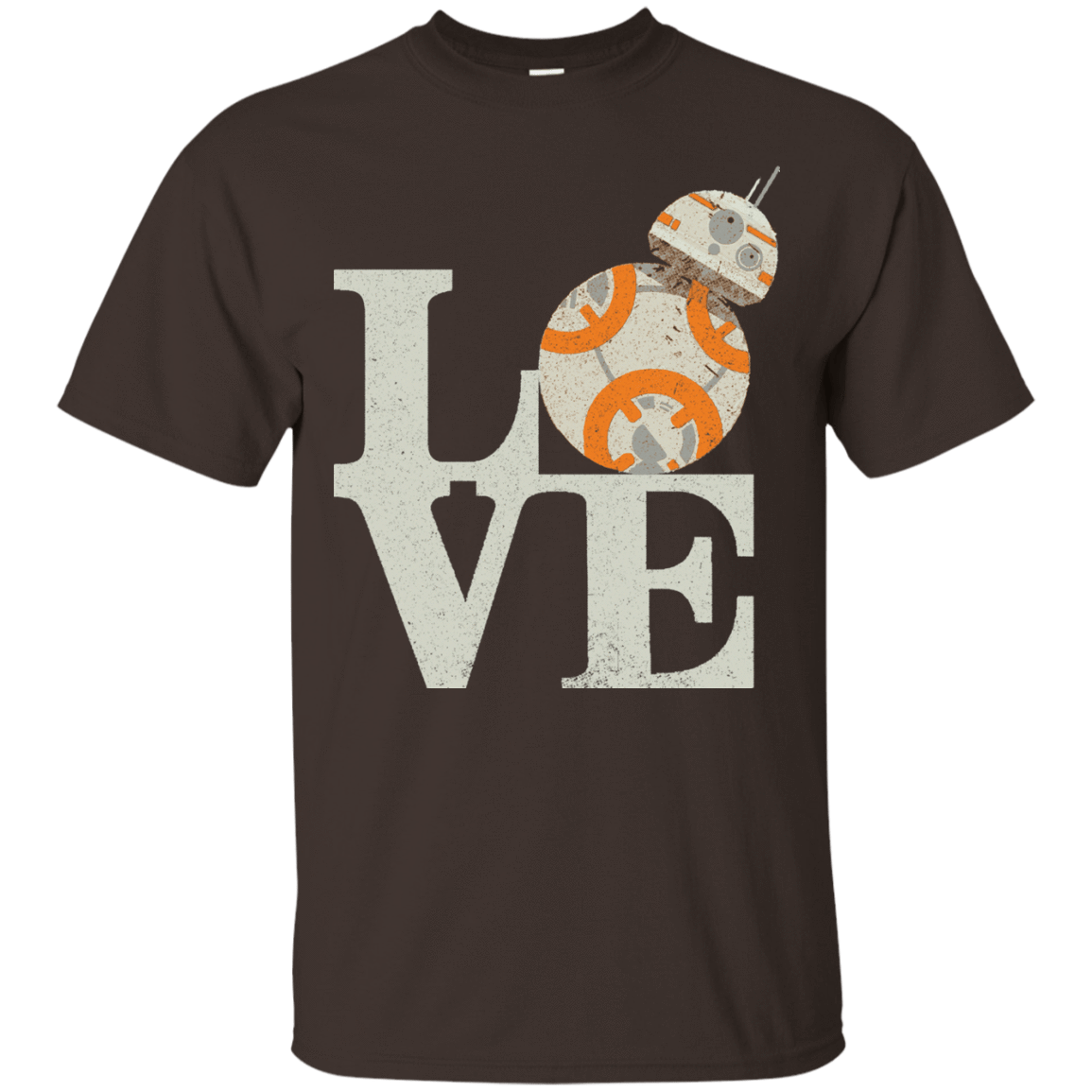 T-Shirts Dark Chocolate / Small Love Droids T-Shirt