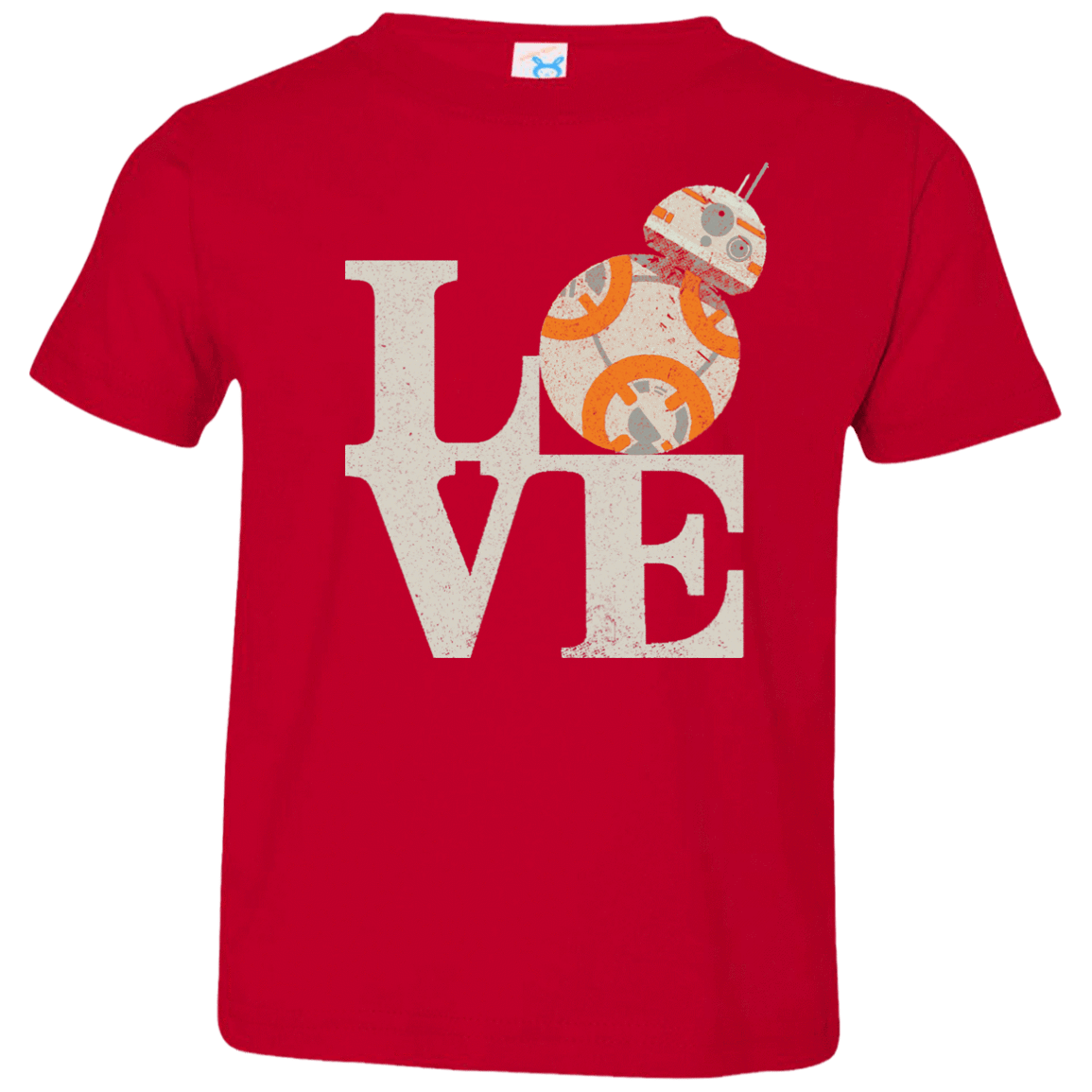 T-Shirts Red / 2T Love Droids Toddler Premium T-Shirt
