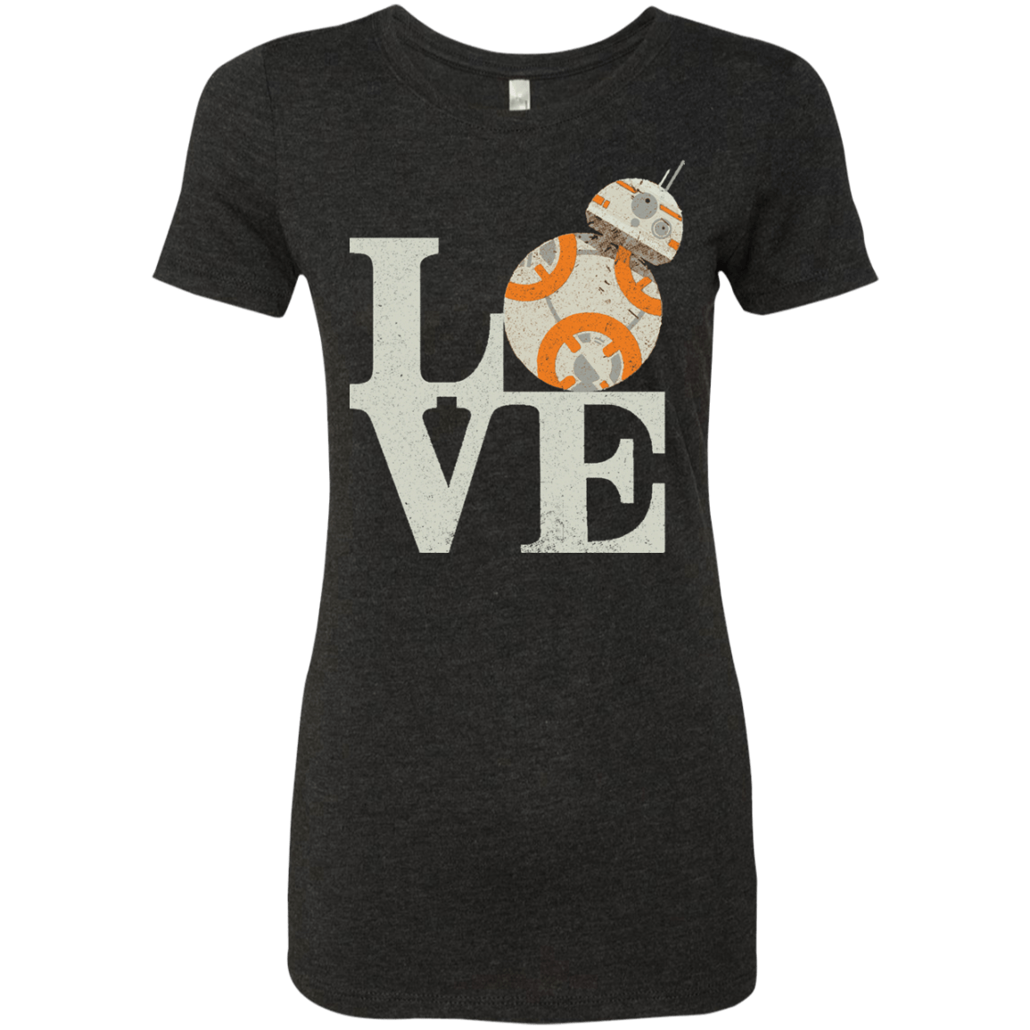 T-Shirts Vintage Black / Small Love Droids Women's Triblend T-Shirt