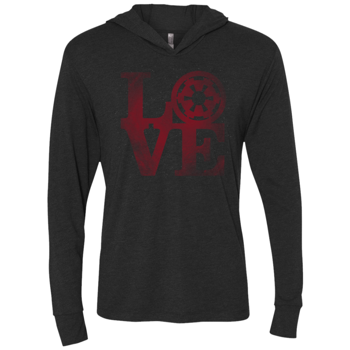 T-Shirts Vintage Black / X-Small LOVE Empire Triblend Long Sleeve Hoodie Tee