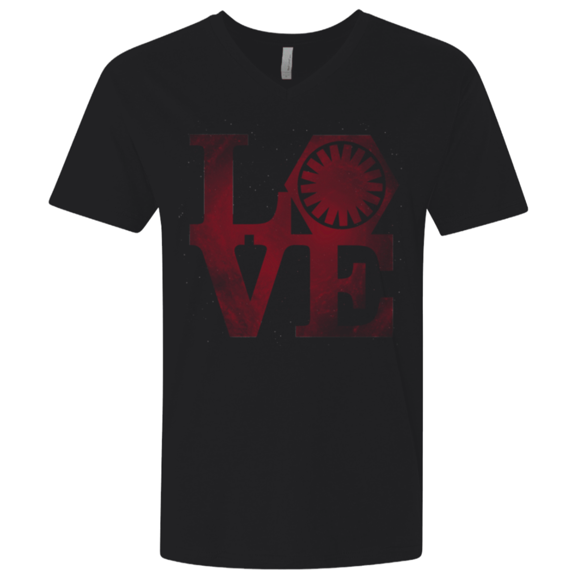 T-Shirts Black / X-Small LOVE First Order Men's Premium V-Neck