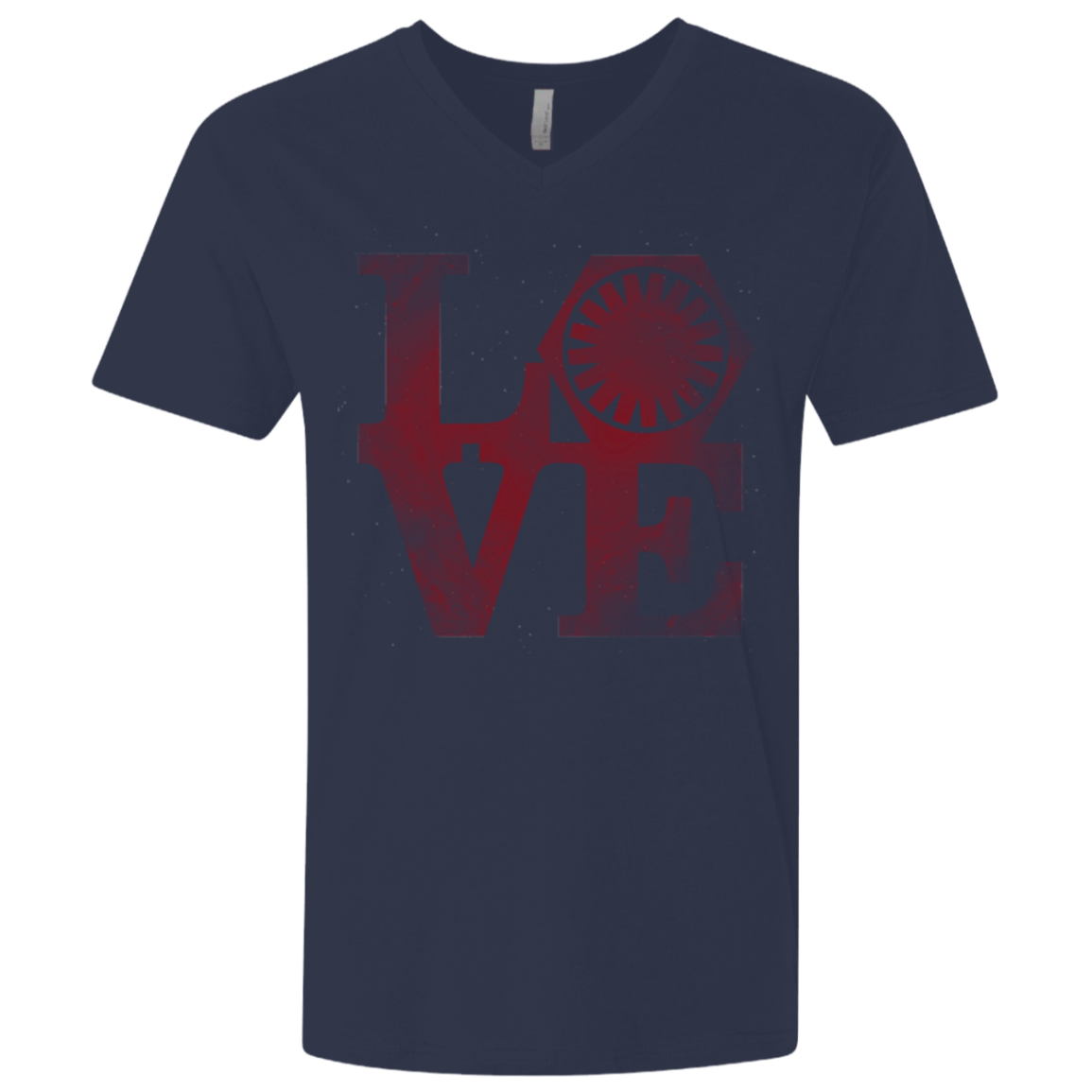 T-Shirts Midnight Navy / X-Small LOVE First Order Men's Premium V-Neck